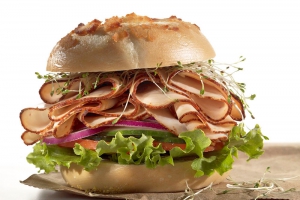 food photography - turkey sandwich