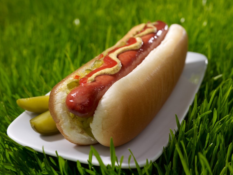 food photography - hotdog