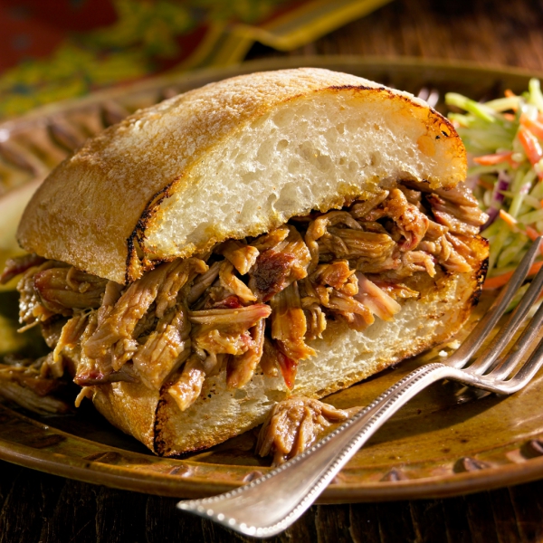 pulled pork food photography